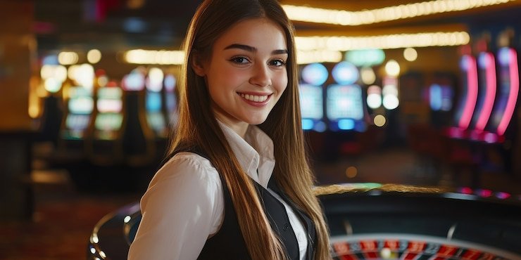 Ilustrasi perencanaan anggaran dan klaim bonus dengan kesadaran bertanggung jawab pada hiburan online